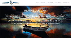 Desktop Screenshot of peninsulalaw.com.au